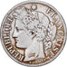 France, 2 Francs, Cérès, 1871, Paris, grand A, Silver, F(12-15), Gadoury:530
