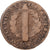 France, Louis XVI, 2 sols français, 1793 / AN 5, Strasbourg, Bronze