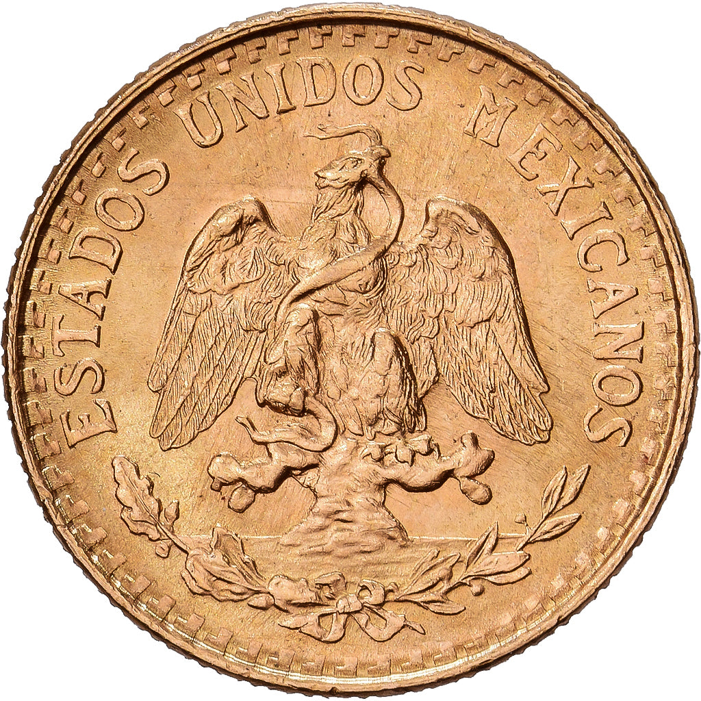 Mexique, 2 Pesos, 1945, Mexico City, Or, SUP, KM:461