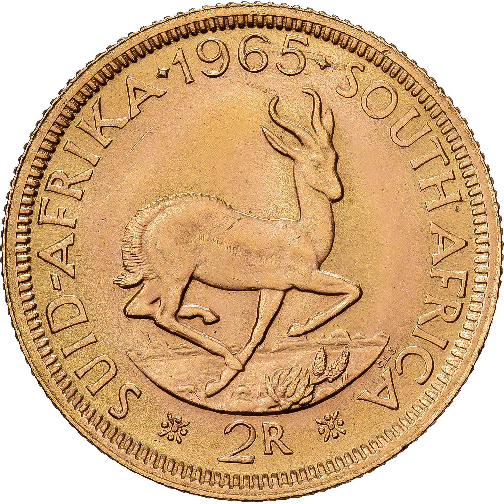 Südafrika, 2 Rand, 1965, Gold, VZ, KM:64