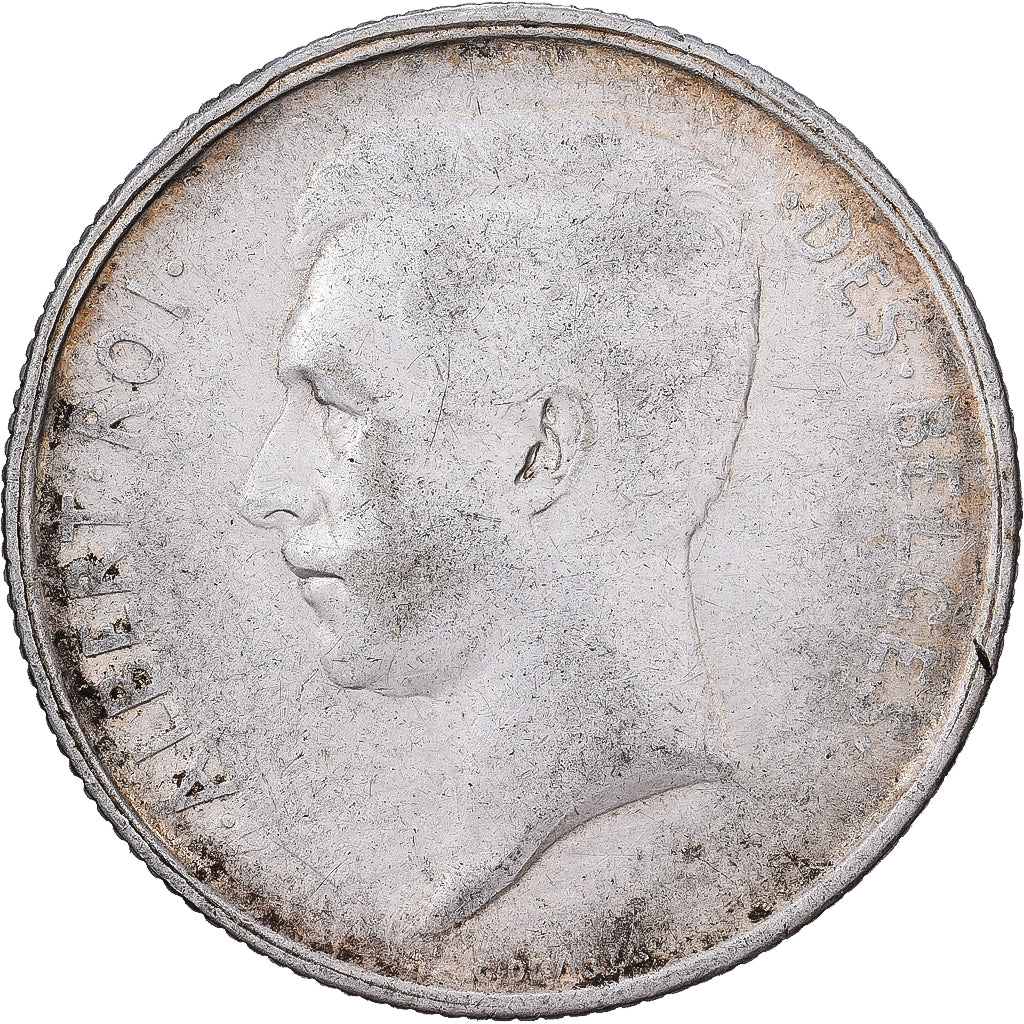 Belgique, Albert I, 2 Francs, 2 Frank, 1911, Bruxelles, Argent, TTB, KM:74