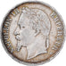 France, Napoléon III, 5 Francs, 1869, Strasbourg, Argent, TTB, Gadoury:739
