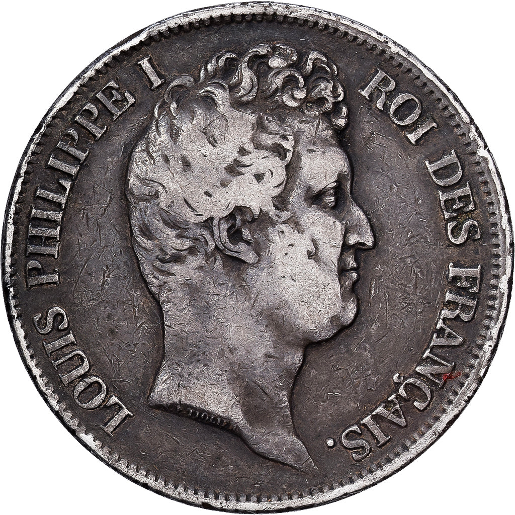 France, Louis-Philippe Ier, 5 Francs, 1831, Rouen, Argent, TB+, Gadoury:676