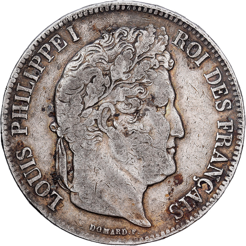 Frankreich, Louis Philippe I, 5 Francs, 1835, Lille, Silber, S+, Gadoury:678