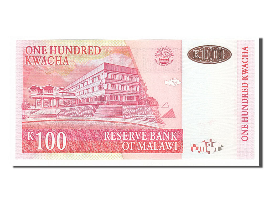 Banknot, Malawi, 100 Kwacha, 2011, 2011-06-30, UNC(65-70)