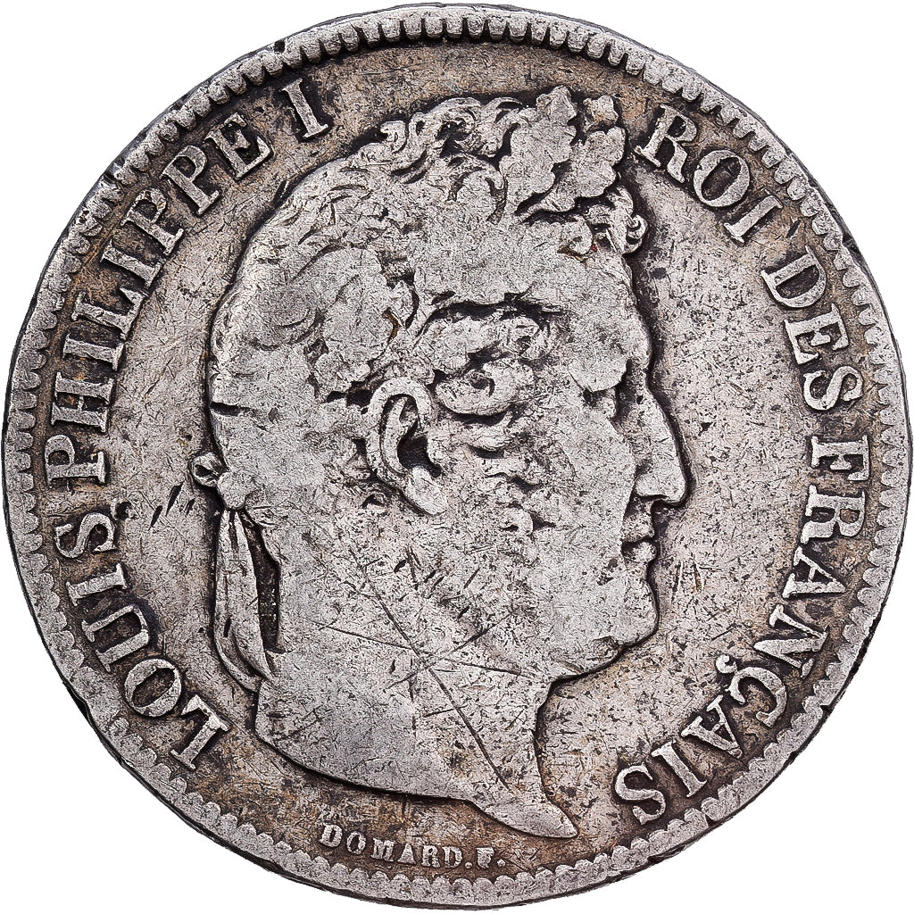 France, Louis Philippe I, 5 Francs, 1831, Nantes, Silver, VF(30-35)