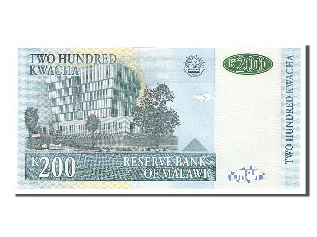Biljet, Malawi, 200 Kwacha, 2004, 2004-06-01, NIEUW