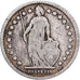 Switzerland, Franc, 1880, Bern, Silver, VF(20-25), KM:24