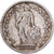 Svizzera, Franc, 1909, Bern, Argento, MB+, KM:24