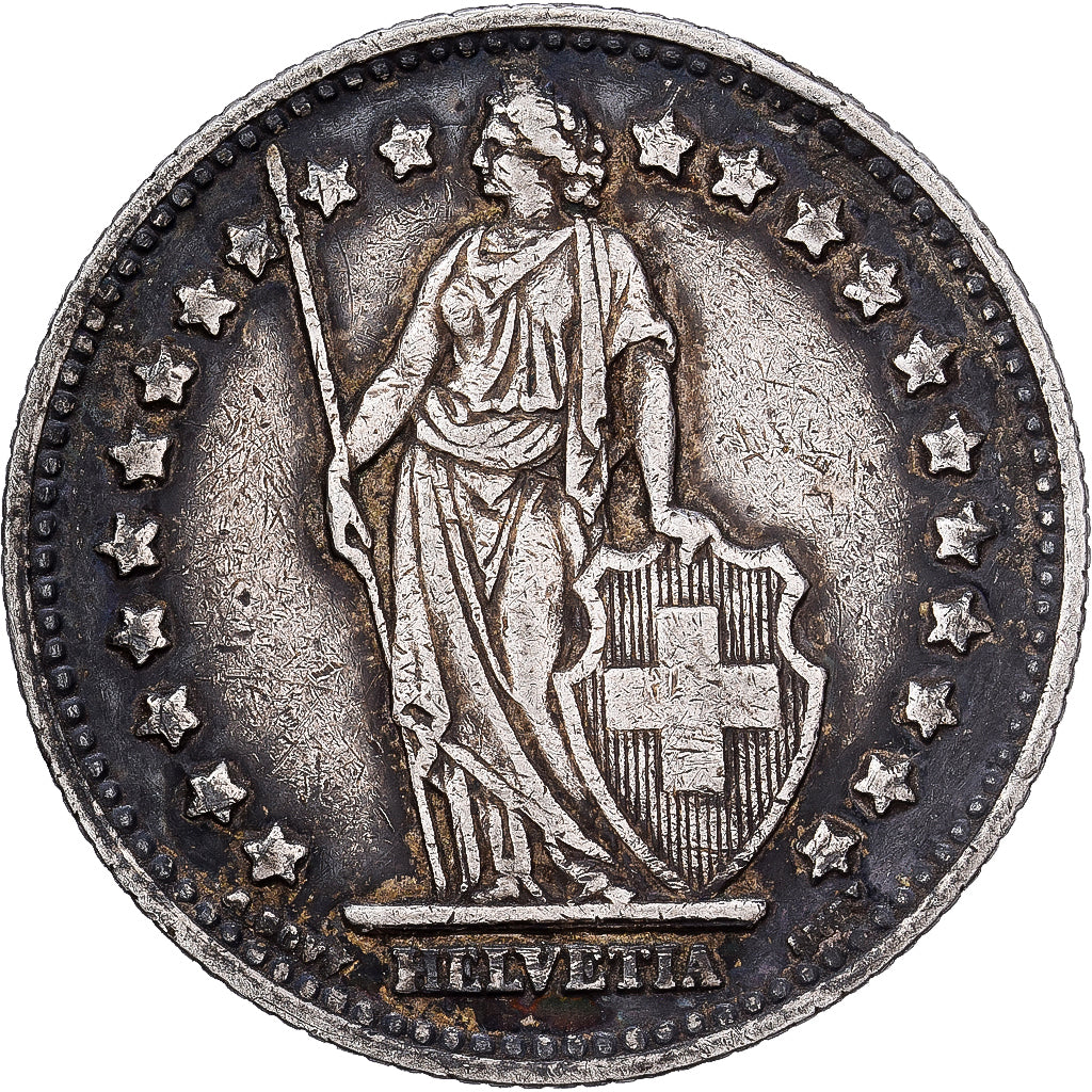 Switzerland, Franc, 1945, Bern, Silver, EF(40-45), KM:24