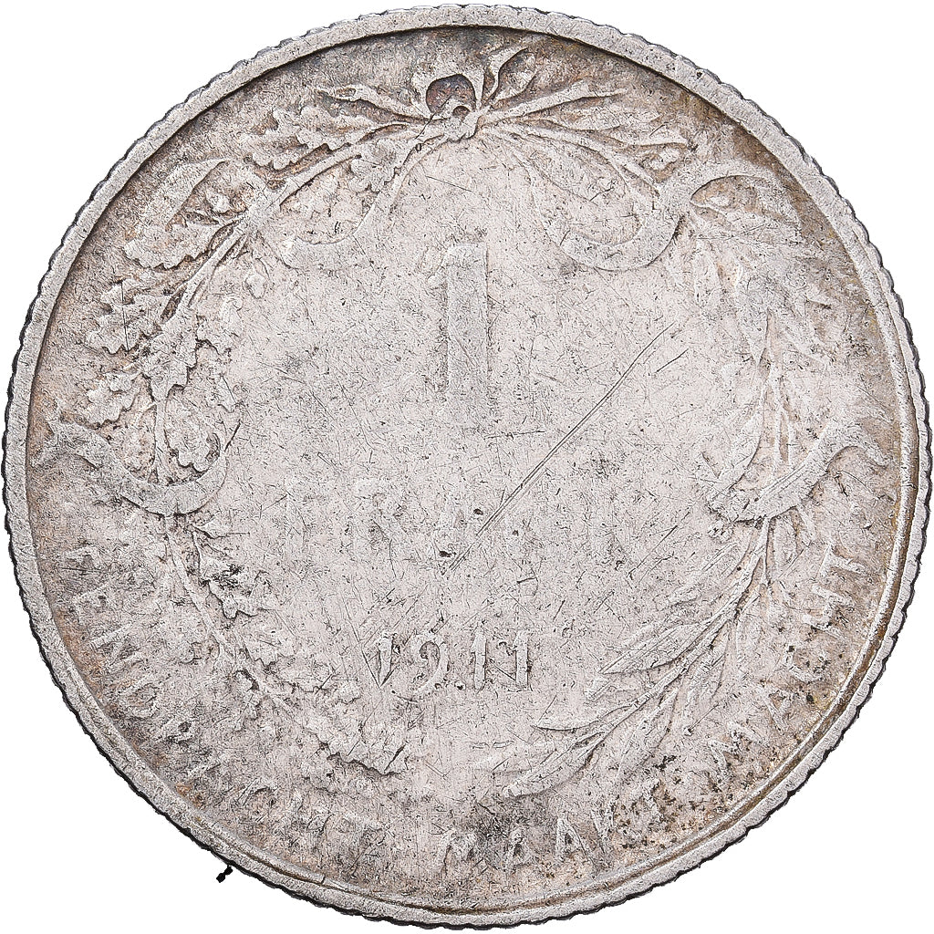 Bélgica, Albert I, Franc, 1911, Brussels, Prata, VF(30-35), KM:73.1