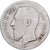 Bélgica, Leopold II, Franc, 1867, Brussels, Prata, VG(8-10), KM:28.1