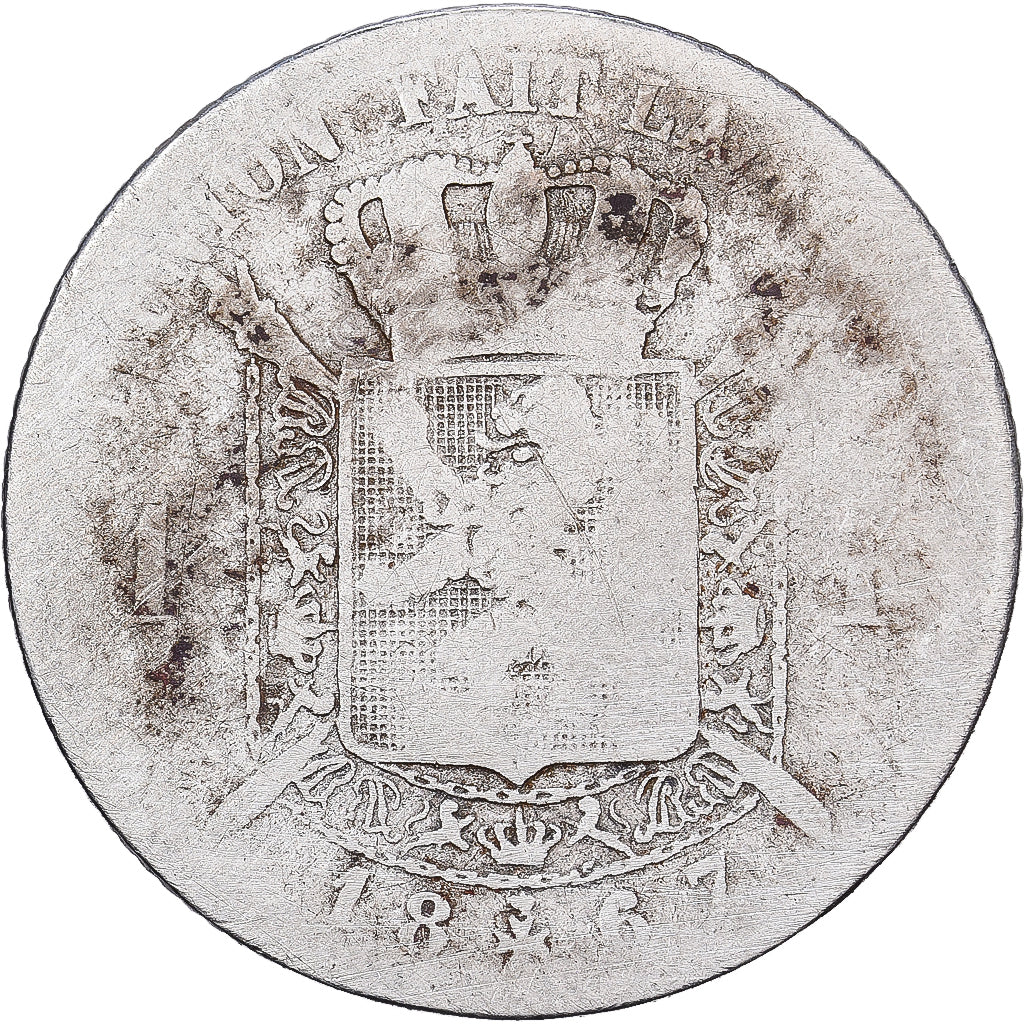 Belgio, Leopold II, Franc, 1867, Brussels, Argento, B, KM:28.1