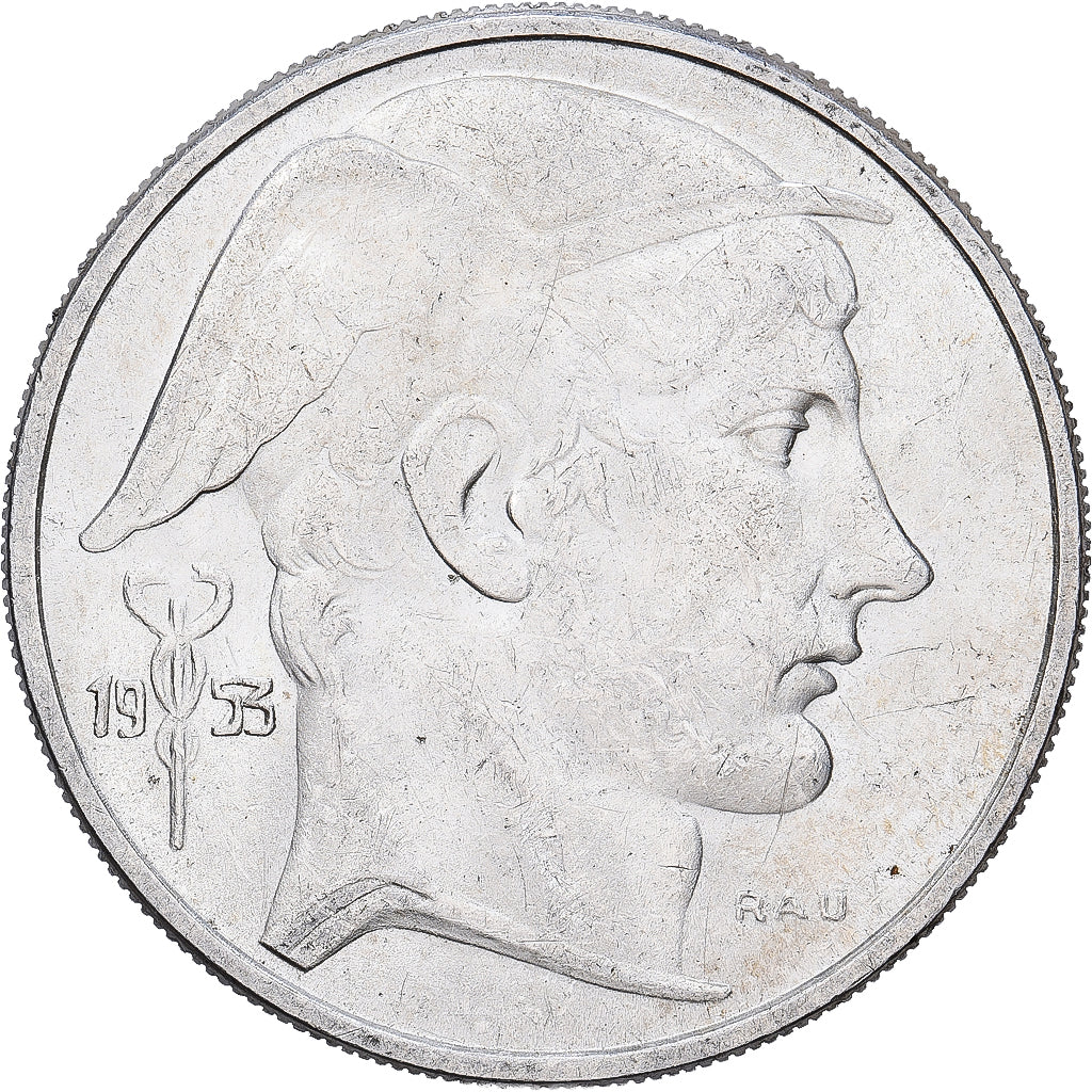 Bélgica, Baudouin I, 20 Francs, 20 Frank, 1953, Brussels, Plata, EBC, KM:141.1