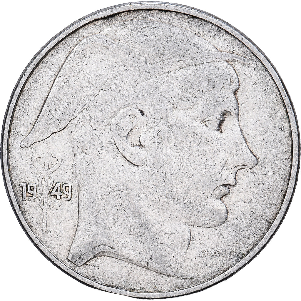 Bélgica, Régence Prince Charles, 20 Francs, 20 Frank, 1949, Brussels, Plata