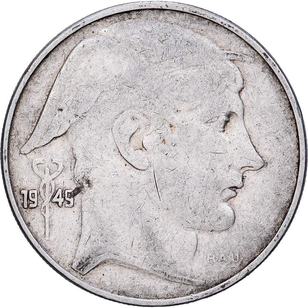 Bélgica, Régence Prince Charles, 20 Francs, 20 Frank, 1949, Brussels, Plata