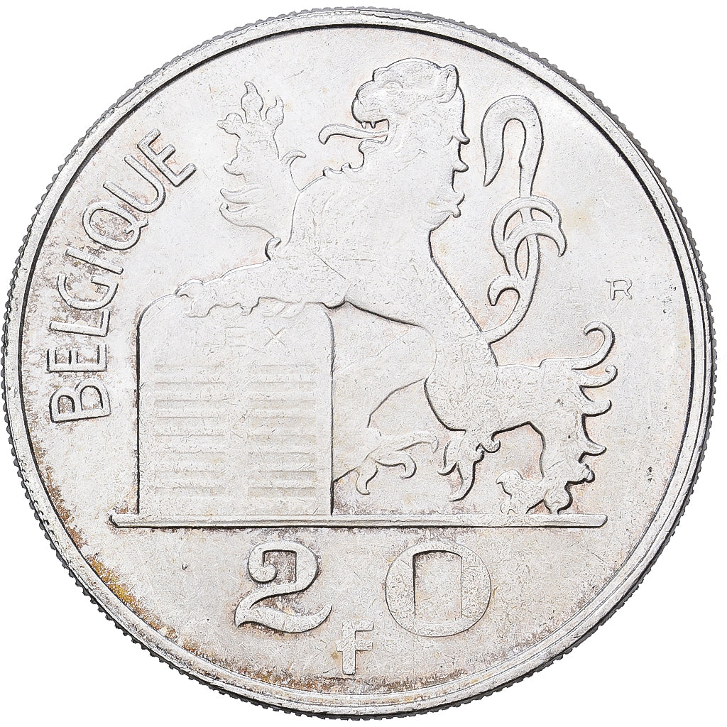 Belgique, Baudouin I, 20 Francs, 20 Frank, 1953, Bruxelles, Argent, SUP