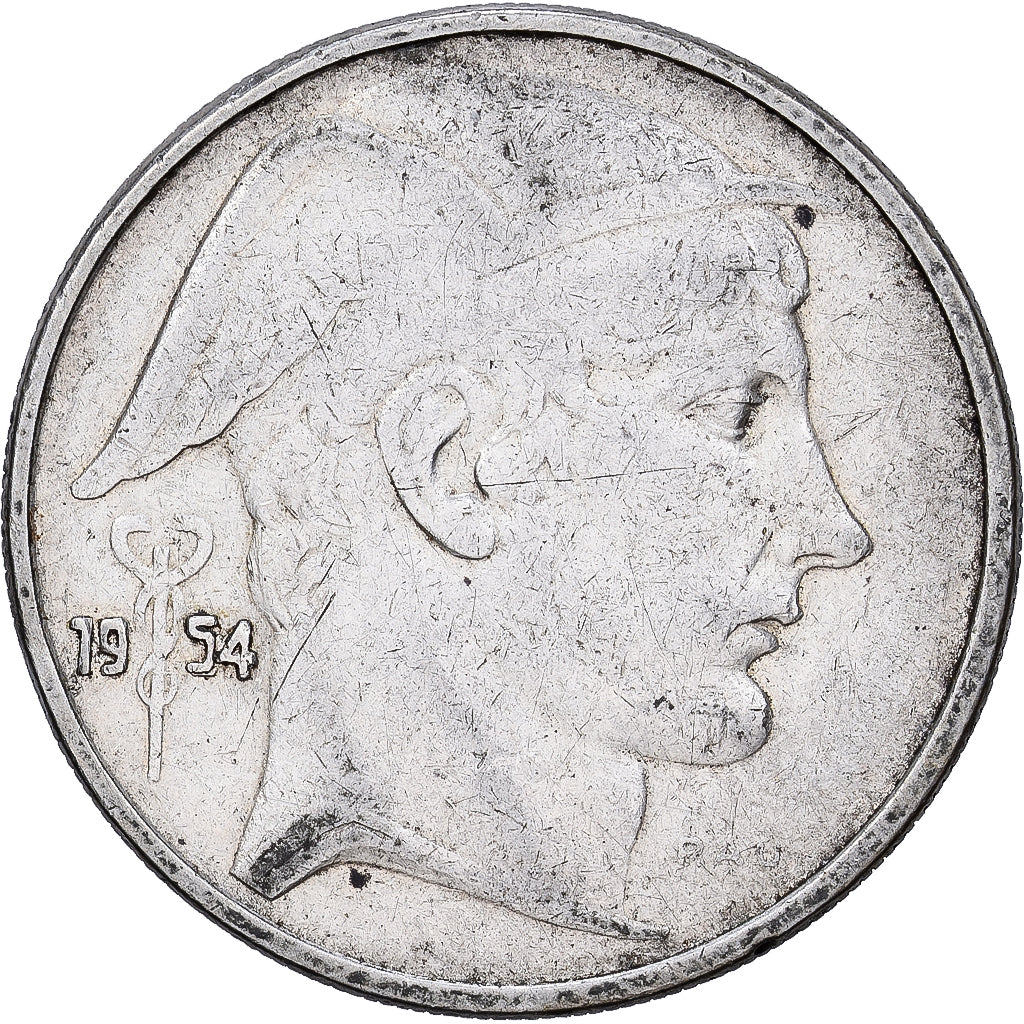 Belgien, Baudouin I, 20 Francs, 20 Frank, 1954, Brussels, Silber, SS, KM:140.1