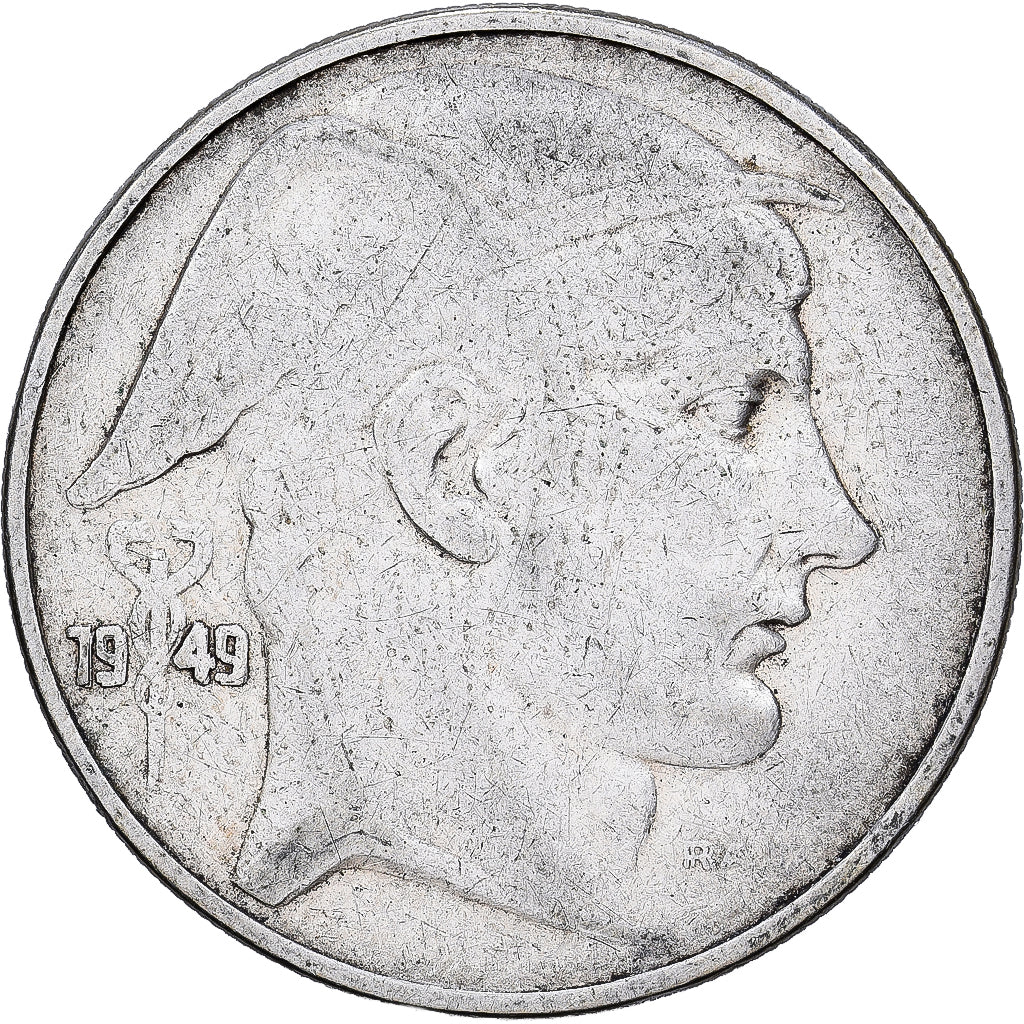 België, Régence Prince Charles, 20 Francs, 20 Frank, 1949, Brussels, Zilver