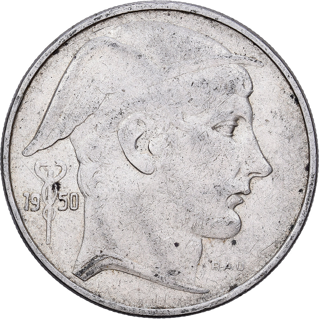 Belgien, Régence Prince Charles, 20 Francs, 20 Frank, 1950, Brussels, Silber