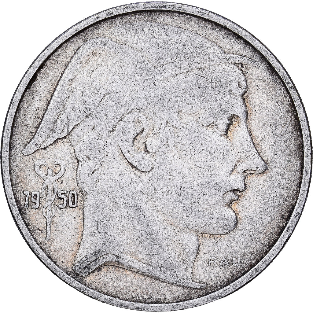 Bélgica, Régence Prince Charles, 20 Francs, 20 Frank, 1950, Brussels, Plata