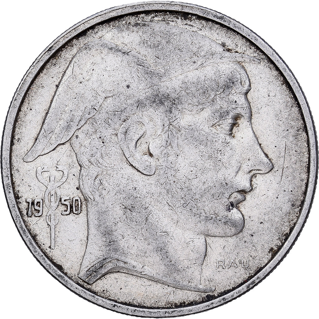 Bélgica, Régence Prince Charles, 20 Francs, 20 Frank, 1950, Brussels, Plata