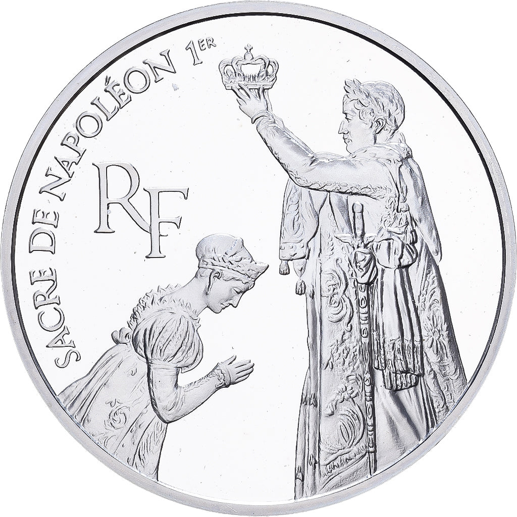 France, 100 Francs, Sacre de Napoléon Ier, 1993, Paris, Proof, Silver