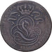 Belgium, Leopold I, 5 Centimes, 1837, Brussels, Copper, F(12-15), KM:5.1