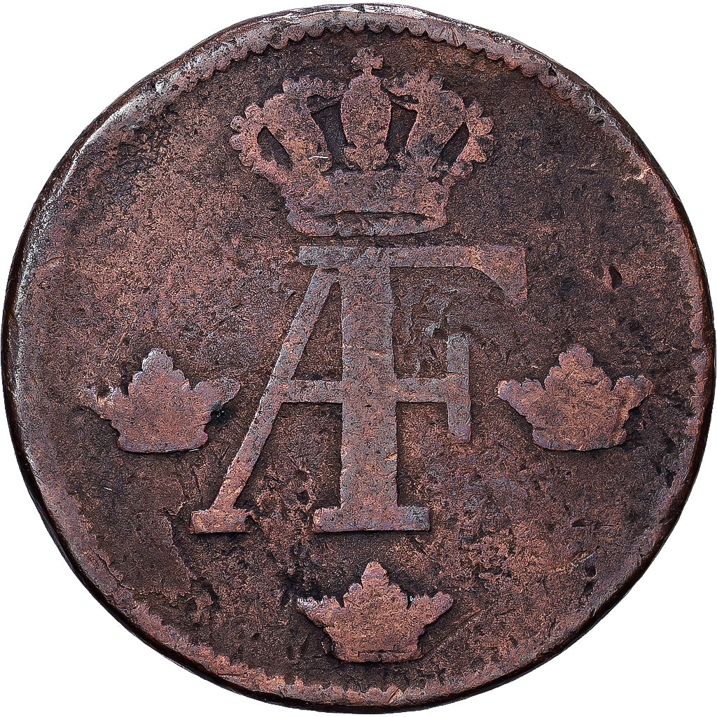 Schweden, Adolf Frederick, Ore, S.M., 1769, Kupfer, SGE+, KM:460