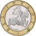 Monaco, Rainier III, 10 Francs, 1993, Bimétallique, TTB+, Gadoury:MC 160