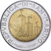 San Marino, 500 Lire, 1993, Rome, Bi-metallico, SPL-, KM:301