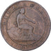 Spanje, Provisional Government, 10 Centimos, 1870, Madrid, Koper, ZG+, KM:663