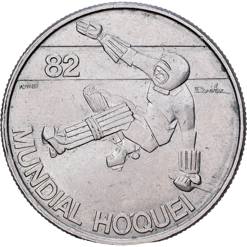 Portugal, 25 Escudos, 1982, Lisbon, Copper-nickel, AU(50-53), KM:616
