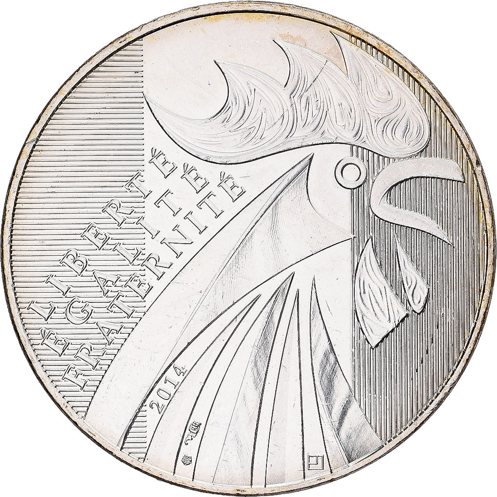 France, 10 Euro, Coq, 2014, Monnaie de Paris, Billon, SUP, Gadoury:EU727