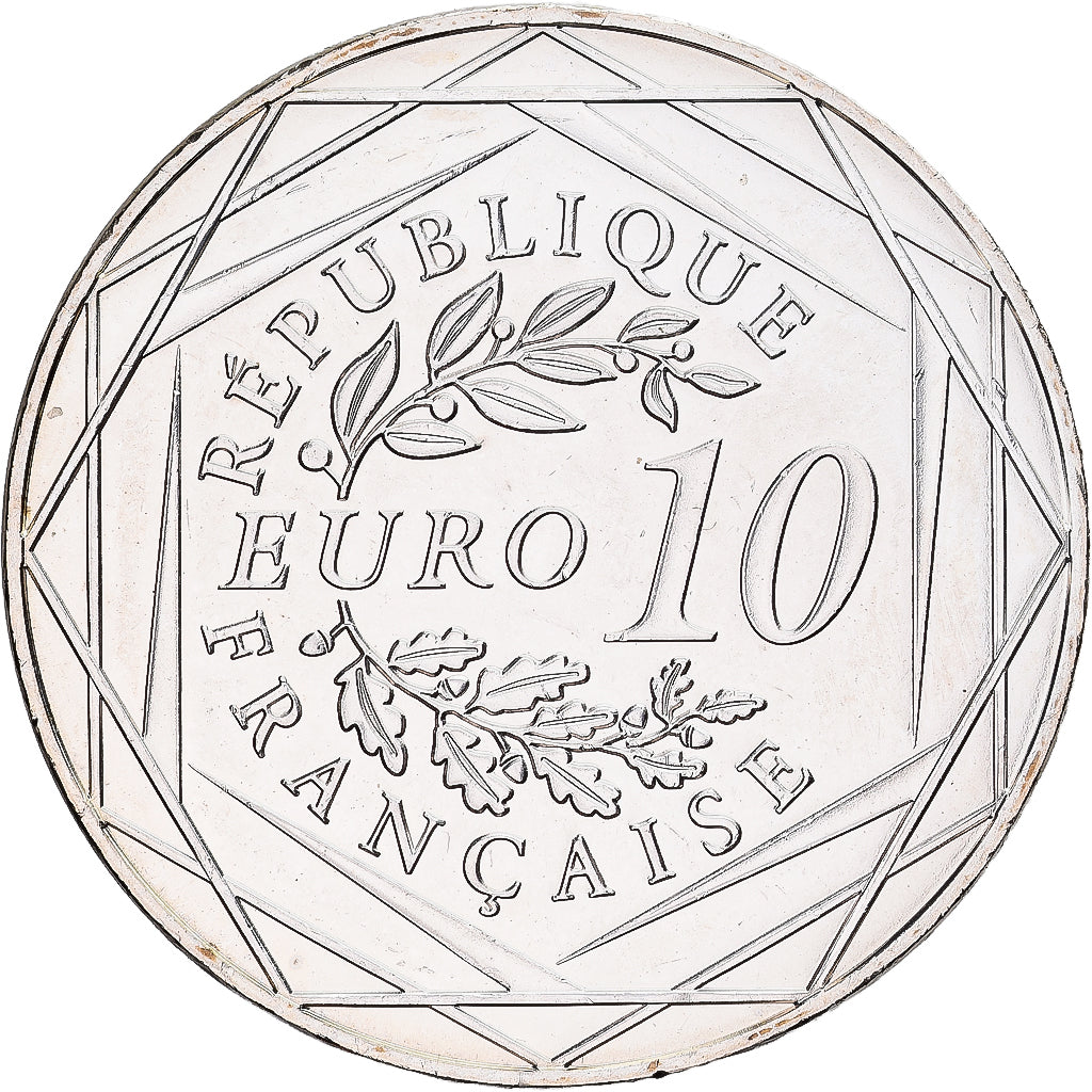 France, 10 Euro, Coq, 2014, Monnaie de Paris, Billon, SUP, Gadoury:EU727