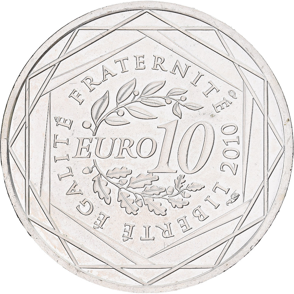France, 10 Euro, Picardie., 2010, Monnaie de Paris, Argent, SUP, Gadoury:EU399
