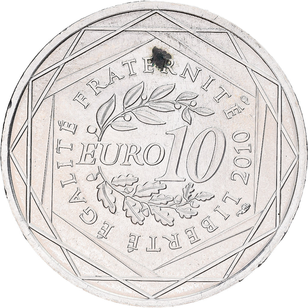 France, 10 Euro, Ile De France, 2010, Monnaie de Paris, Silver, EF(40-45)
