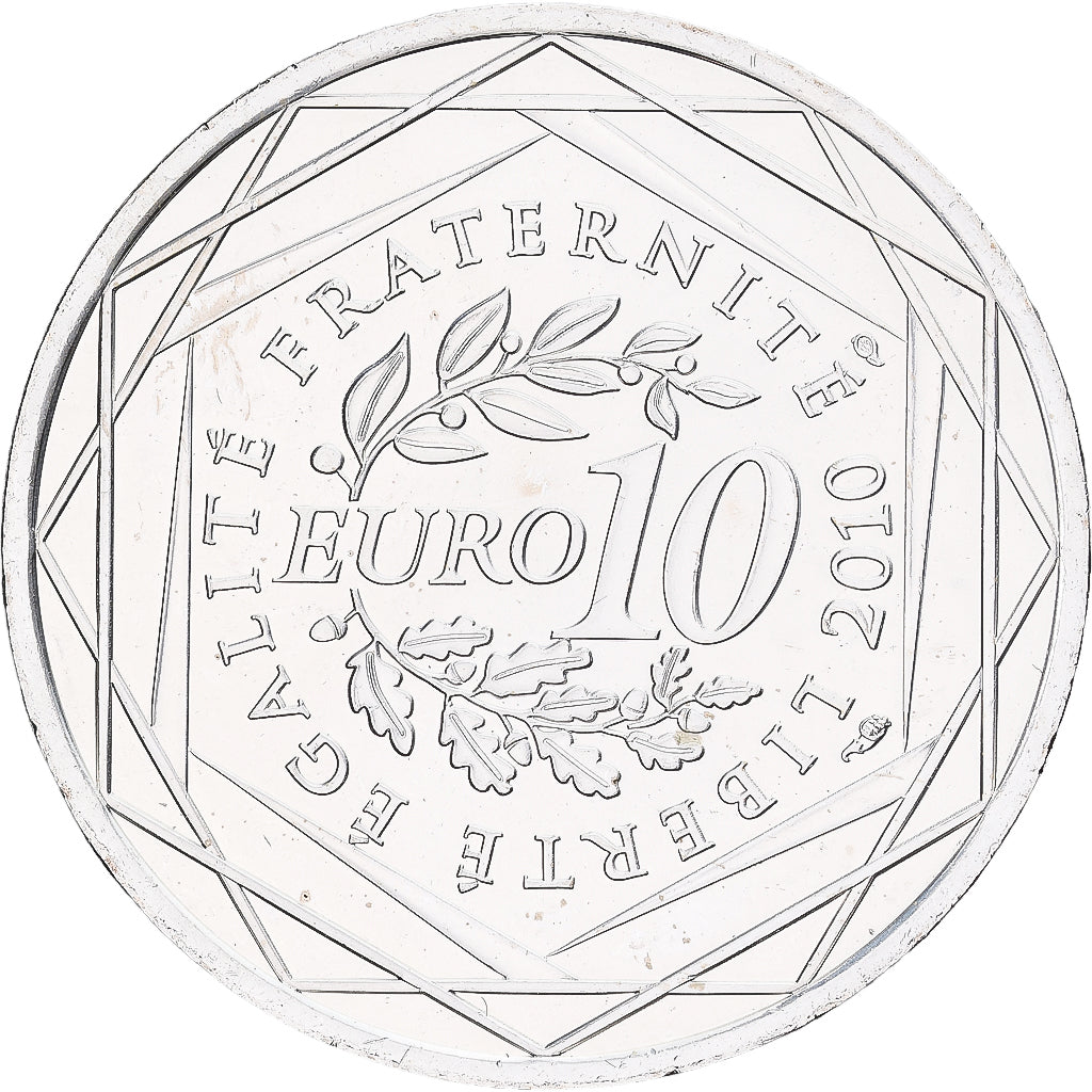 France, 10 Euro, Lorraine, 2010, Monnaie de Paris, Silver, AU(55-58)