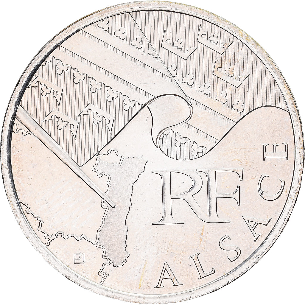 France, 10 Euro, Alsace, 2010, Monnaie de Paris, Argent, SUP, Gadoury:EU399