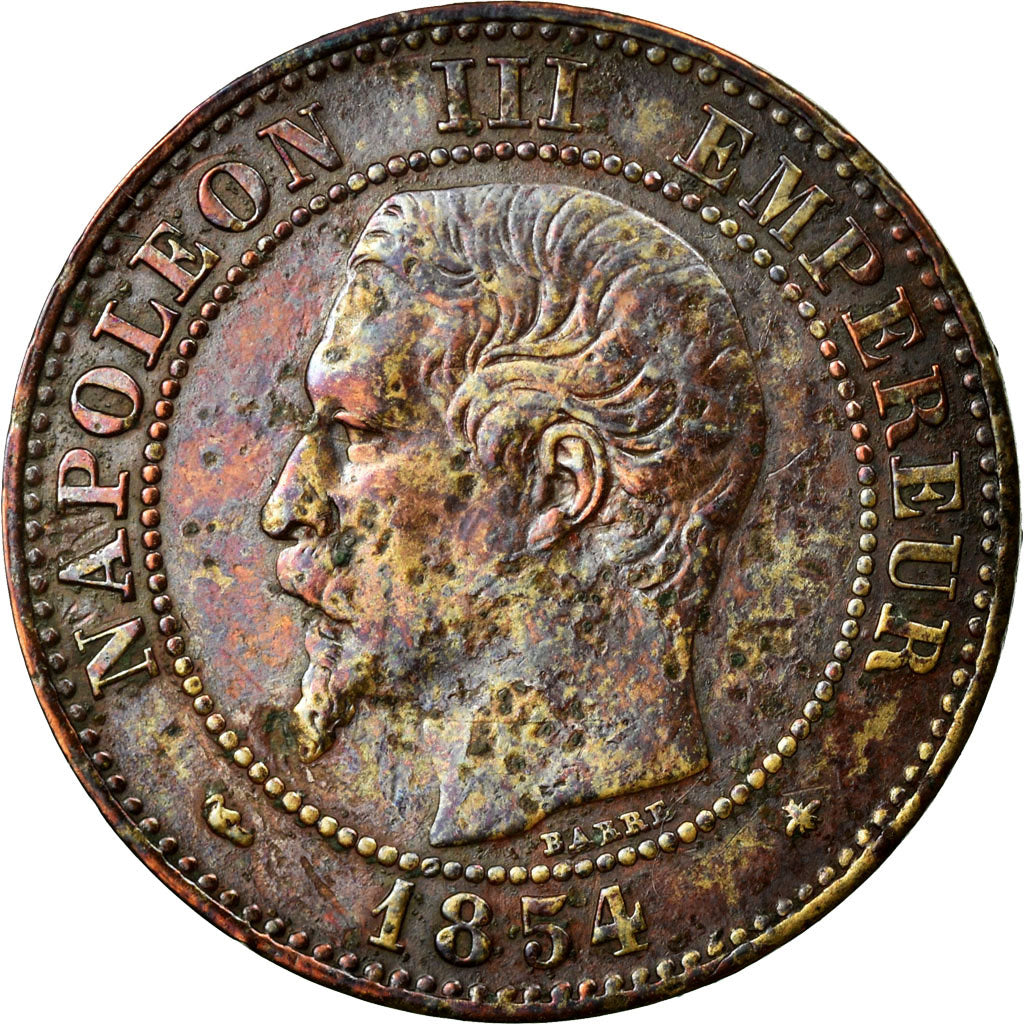 Coin, France, Napoleon III, Napoléon III, 2 Centimes, 1854, Strasbourg