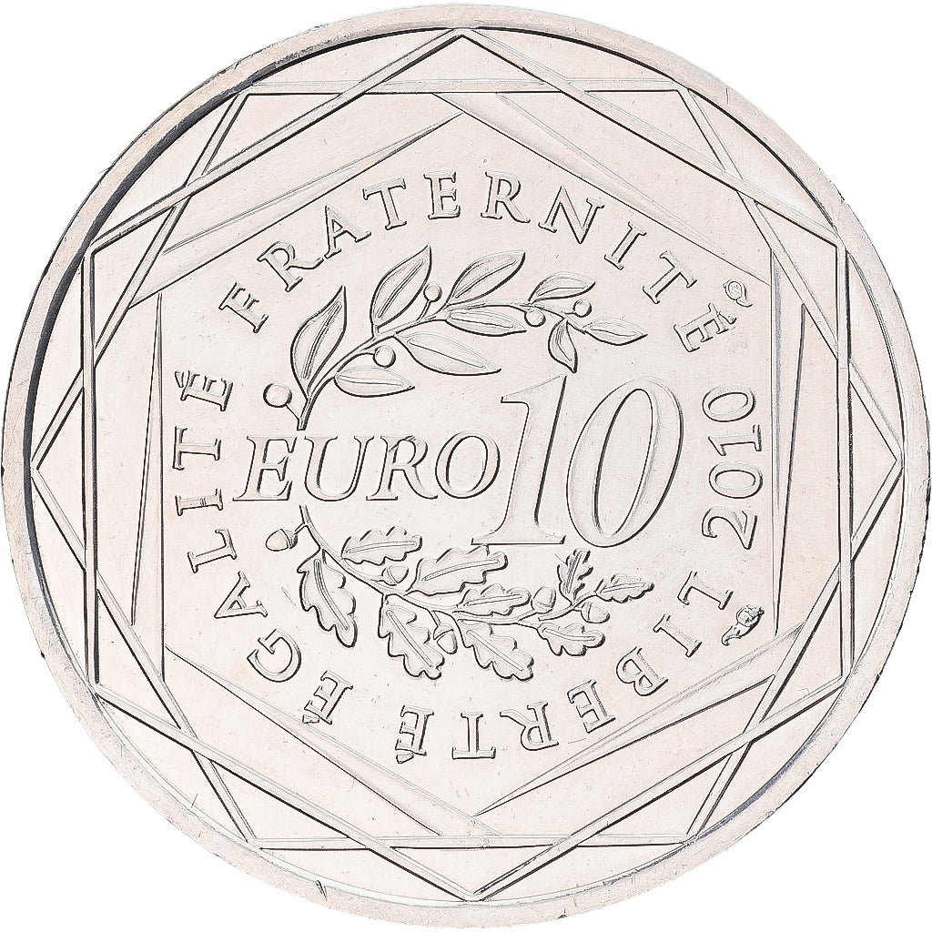 France, 10 Euro, Auvergne, 2010, Monnaie de Paris, Argent, SUP, Gadoury:EU399