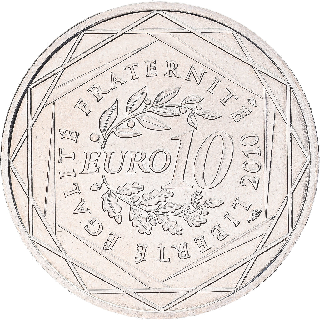 Francia, 10 Euro, Midi-Pyrénées, 2010, Monnaie de Paris, Plata, EBC