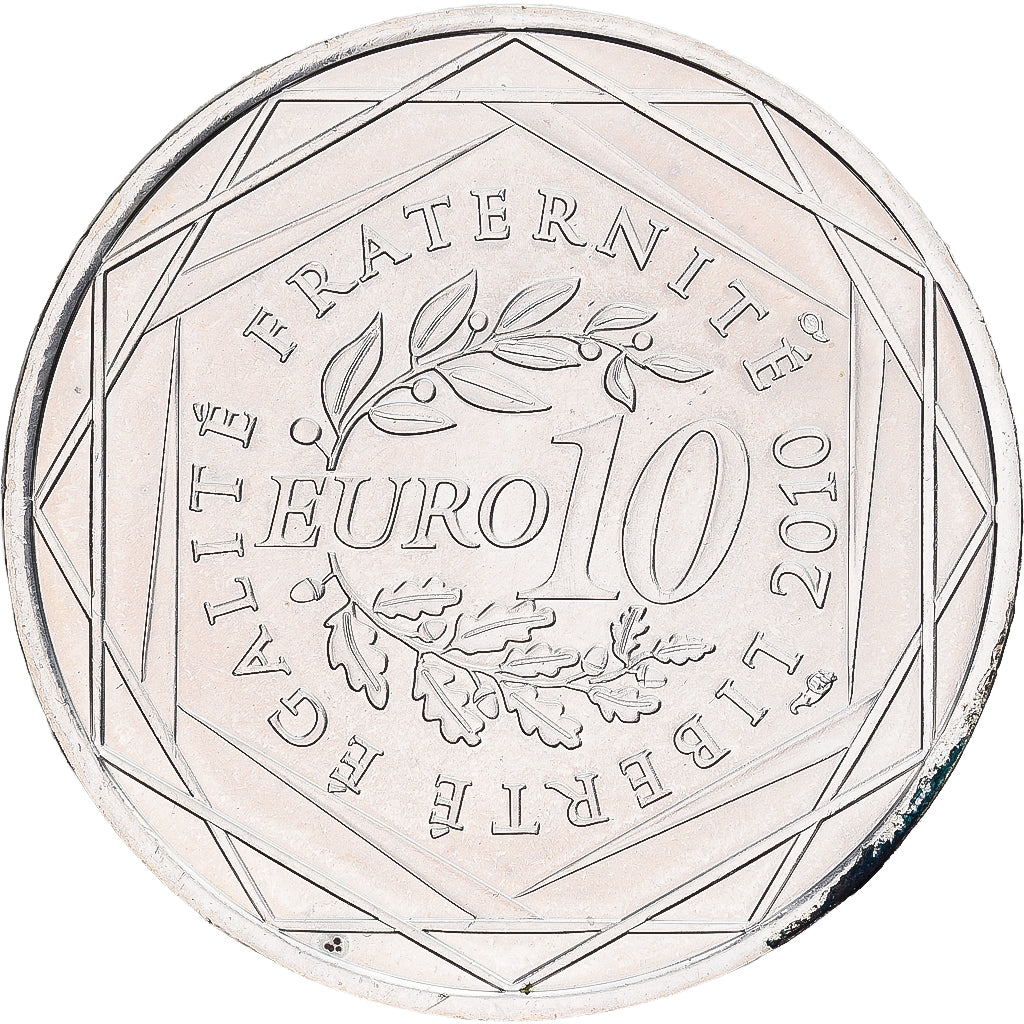 France, 10 Euro, Provence Alpes Côte d'Azur, 2010, Monnaie de Paris, Argent
