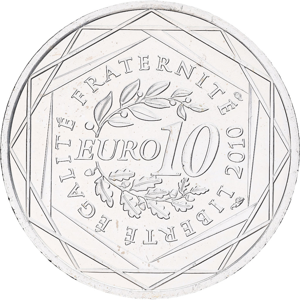 Frankreich, 10 Euro, Guadeloupe, 2010, Monnaie de Paris, Silber, VZ