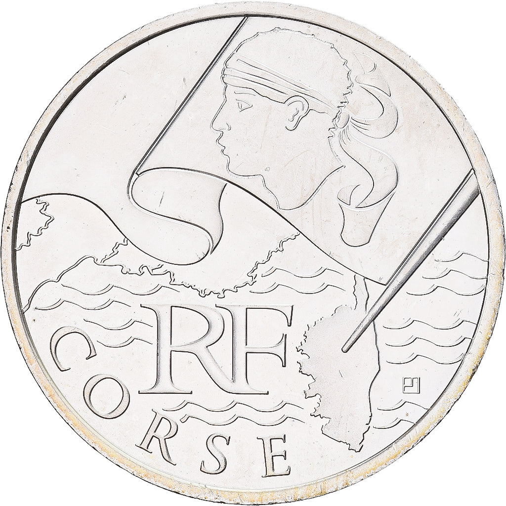 Frankreich, 10 Euro, Corse, 2010, Monnaie de Paris, Silber, VZ, Gadoury:EU399