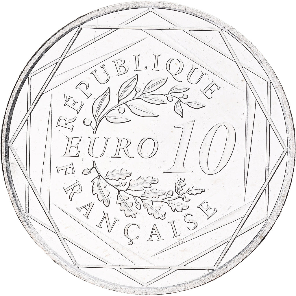 France, 10 Euro, Hercule, 2012, Monnaie de Paris, Silver, AU(55-58)