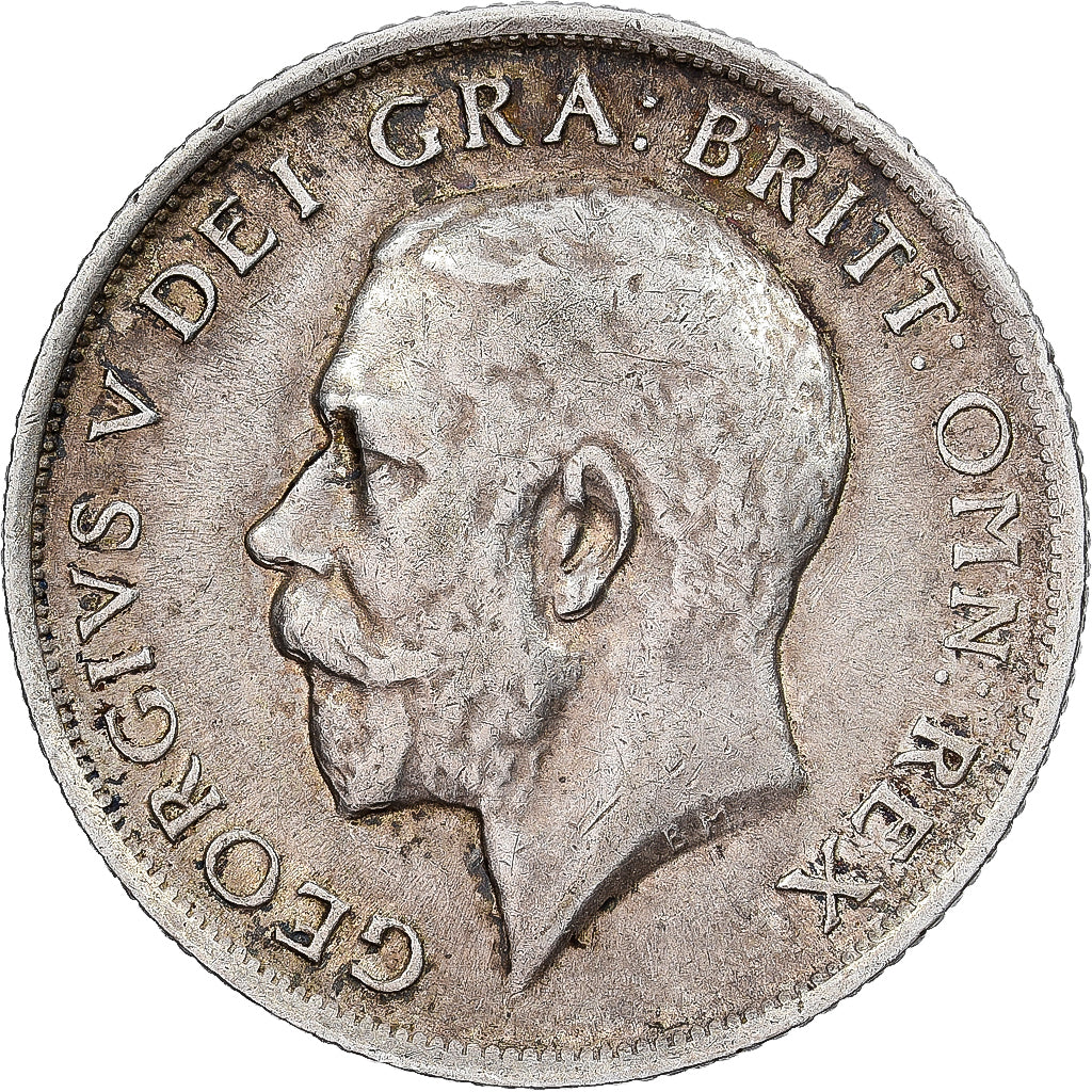 Großbritannien, George V, Shilling, 1915, Silber, SS, KM:816