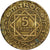 Marokko, Mohammed V, 5 Francs, 1945/AH1365, Paris, Aluminum-Bronze, SS
