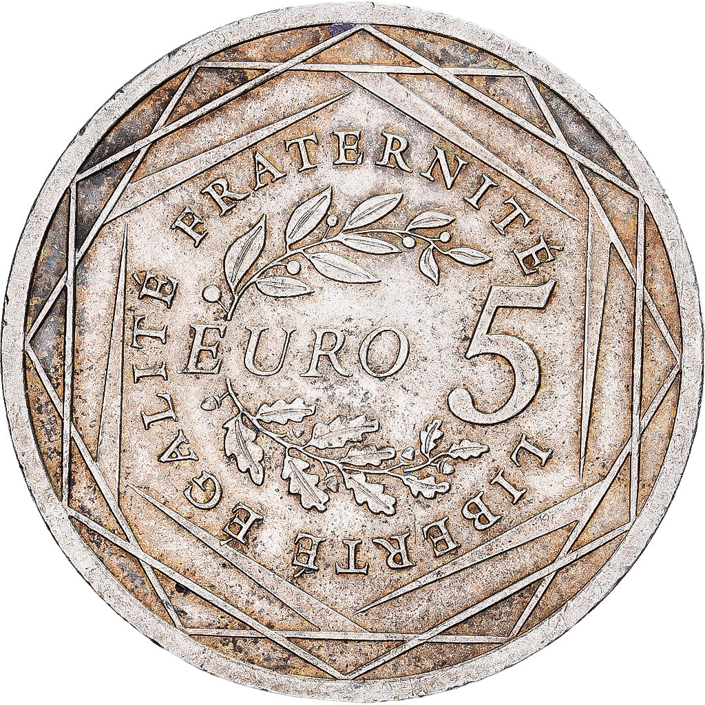 Frankreich, 5 Euro, Semeuse, 2008, Monnaie de Paris, Silber, SS, Gadoury:EU287
