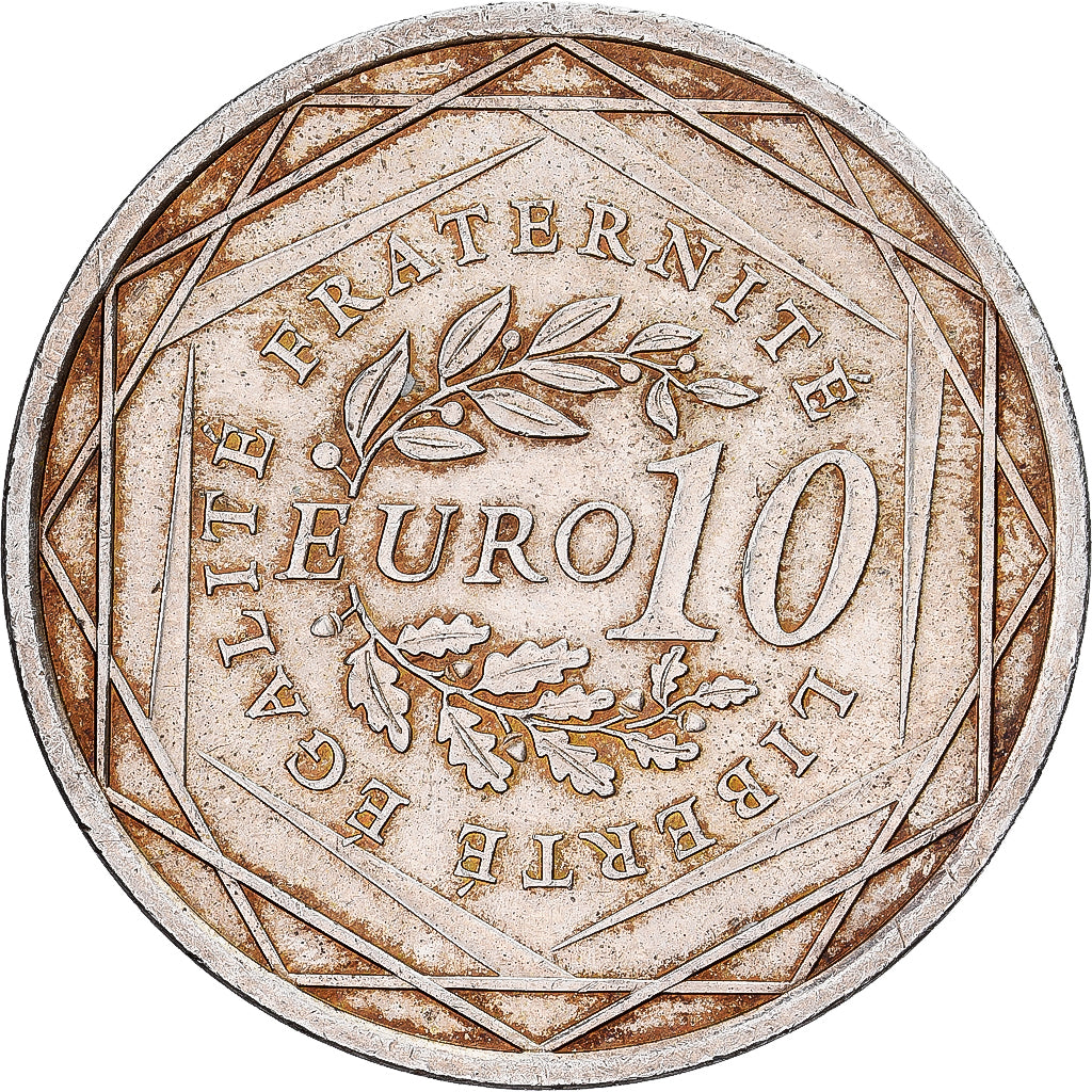 France, 10 Euro, Semeuse, 2009, Monnaie de Paris, Silver, AU(50-53)